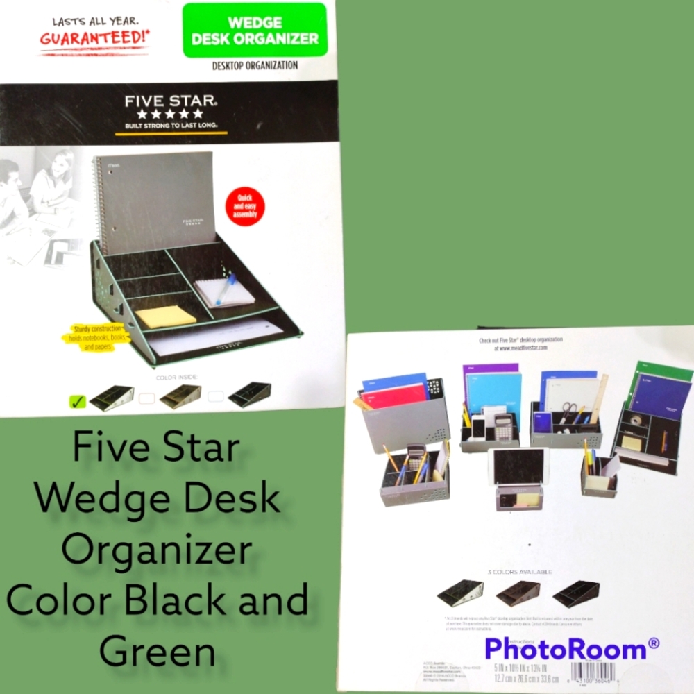 Five Star Wedge Desk Organizer